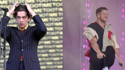 Matty Healy do The 1975 fala sobre as críticas que fez ao Imagine Dragons: "Por que se importam?"