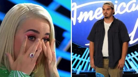 Katy Perry se emociona com gari que impressionou em teste do American Idol. Veja!